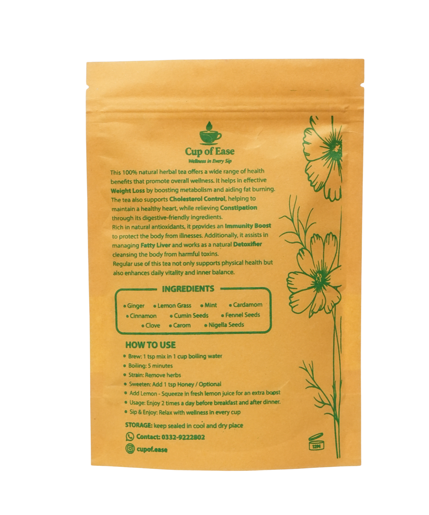 Pure Fit Tea - 100% Natural Herbal Wellness Tea